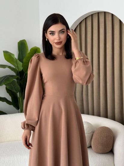 Sali Balon Kol Elbise resmi